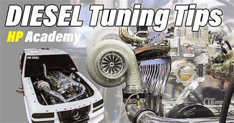 Diesel engine performance tuning tips