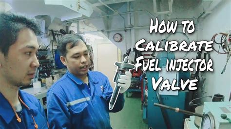 how to calibrate diesel fuel injectors