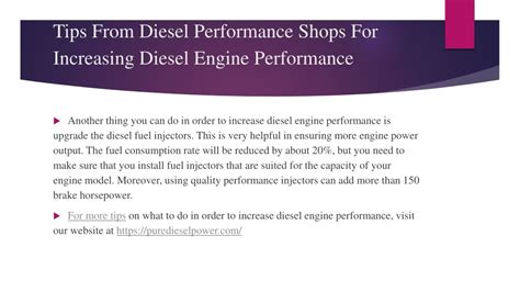 Ultimate Guide to Increasing Diesel Engine Performance